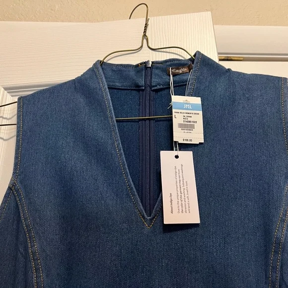 J. McLaughlin Ivana Navy Mini Dress NWT - Picture 4 of 4